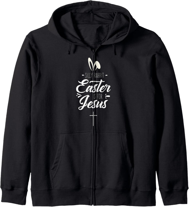 Dumme Kaninchen Ostern ist für Jesus - Lustige christliche Kapuzenjacke
