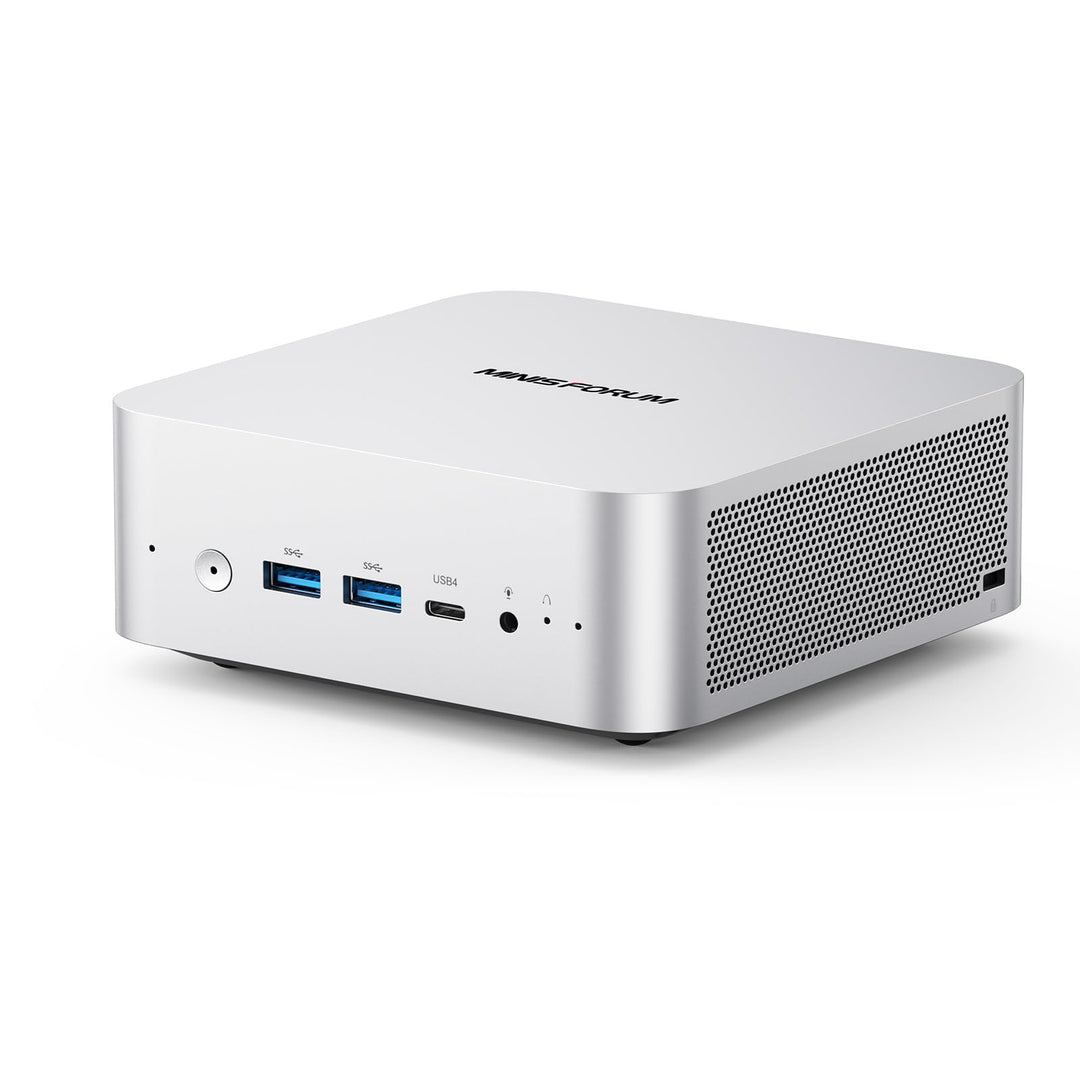 MINIS FORUM AI Mini PC M1 Pro-285H mit Intel Core Ultra 9 Prozessor 285H (16C/16T, bis zu 5,4 GHz),