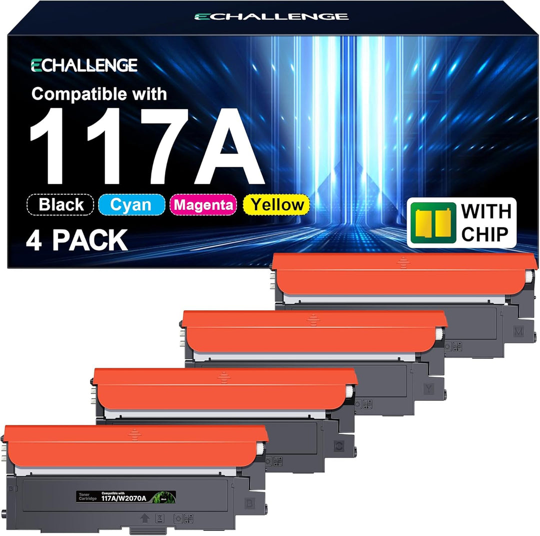 117A W2070A Toner für HP 117A Toner Set als Ersatz für HP Color Laser MFP 178nwg 179fwg 150nw 179fnw