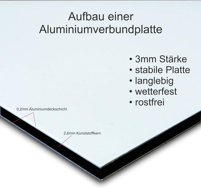 Melis Folienwerkstatt Schild Achtung Jagd - 60x40cm - 3mm Aluverbund – 20 VAR S00351-008-A 60x40cm –