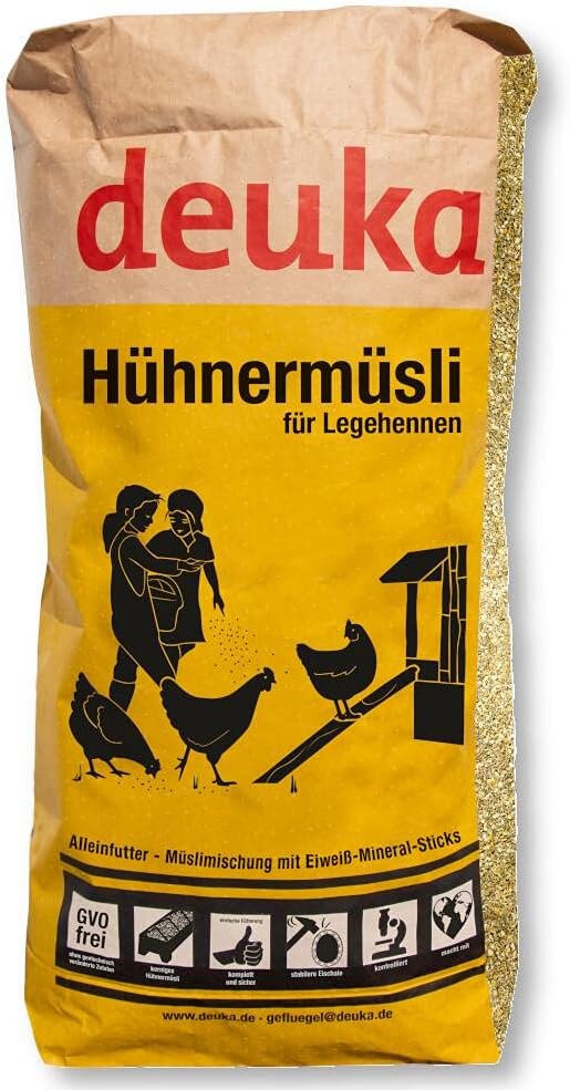 Deuka Hühnermüsli 20 kg Vollnahrung Legehennenfutter Geflügelfutter Hühnerfutter