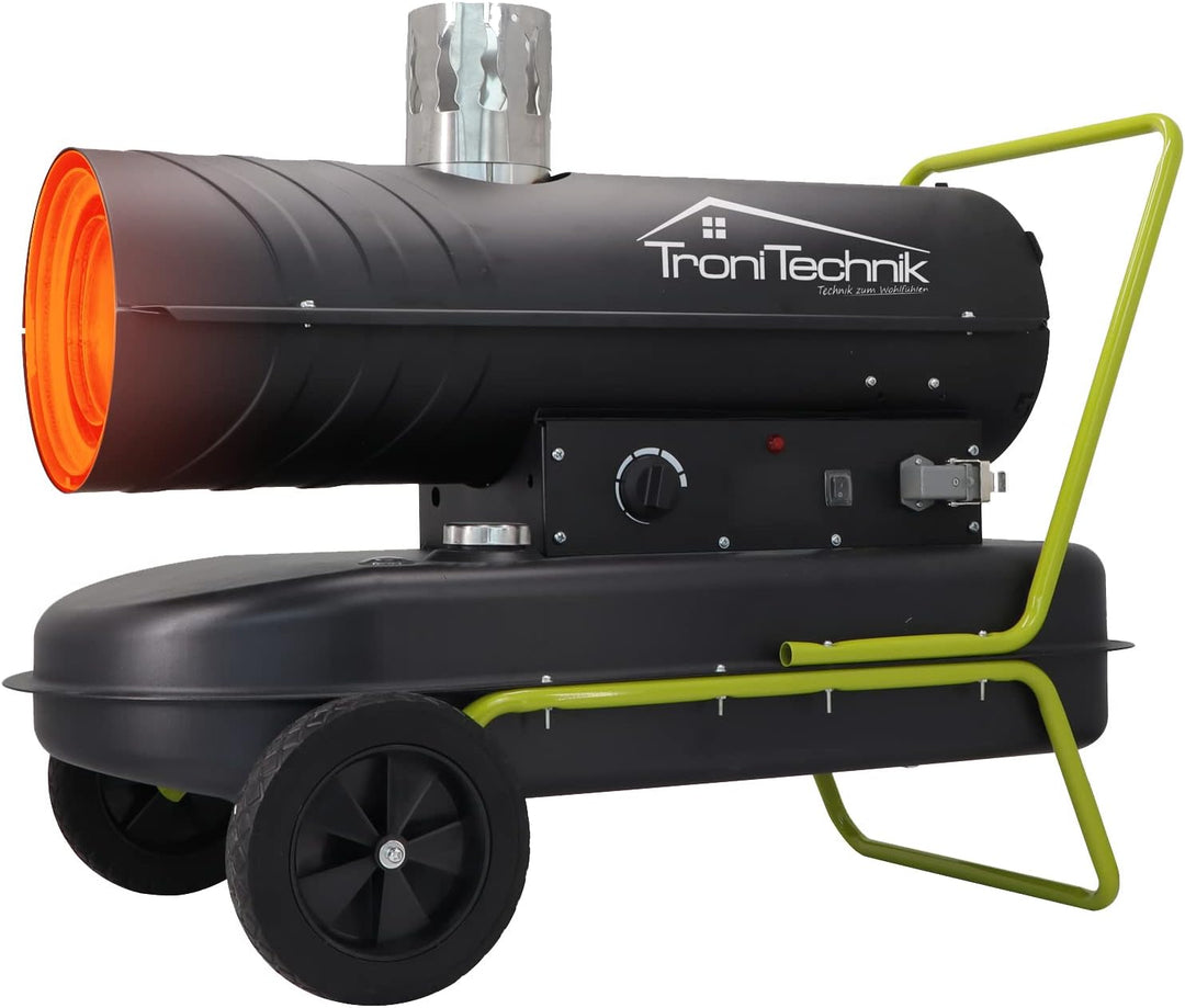 Tronitechnik® Heizkanone Dieselheizgebläse Dieselheizer 20kW Diesel betriebener Heissluftgenerator H