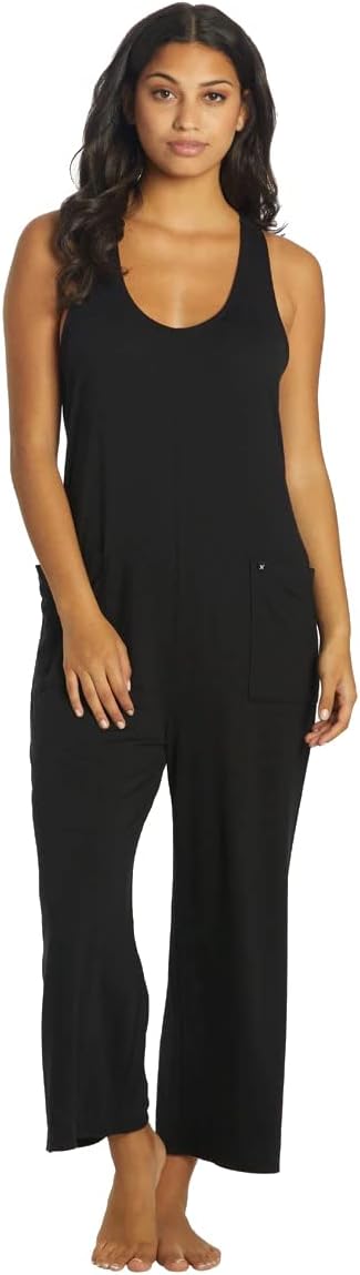 Hurley Damen Cropped Jumpsuit Lässige Hose S Marshmallow, S Marshmallow