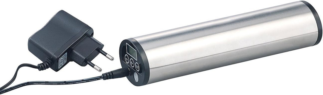 AGT Professional Fahrradpumpe Kompressor: Akku-Kompressor-Luftpumpe für Reifen, Bälle u.v.m., LCD, b