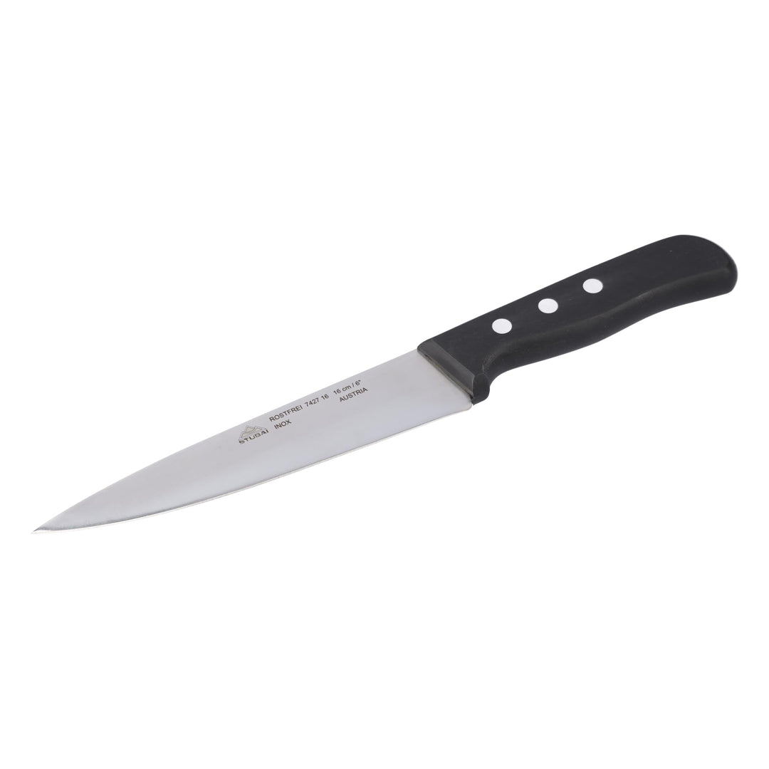 STUBAI hochwertiges Kochmesser | 160 mm | Küchenmesser „Tirol“ aus Edelstahl für Schneiden von Fleis