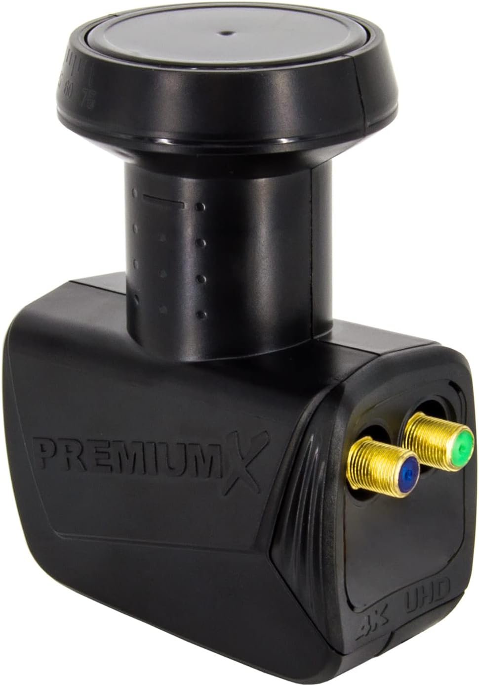 Premium X DELUXE100 SAT Anlage 100cm Alu Rot Twin LNB 2 Teilnehmer Sky Full HD 3D TV Set Ziegelrot,