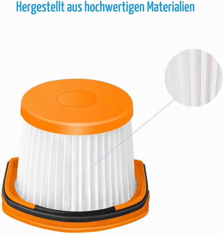 Filter Ersatzteile Zubehör für Shark WV361EU WV362EUT WV361 WV362 Kabellosen Handstaubsauger Akku St