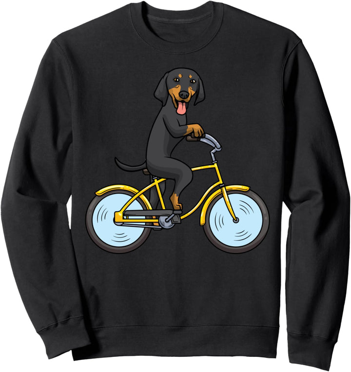 Brandlbracke Hund mit Fahrrad Sweatshirt