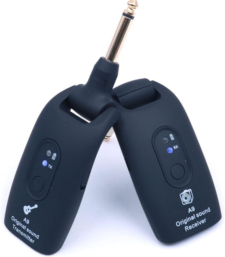Alnicov A9 Guitar Wireless System 2.4GHz Wireless Guitar Transmitter und Receiver für E-Gitarre Bass
