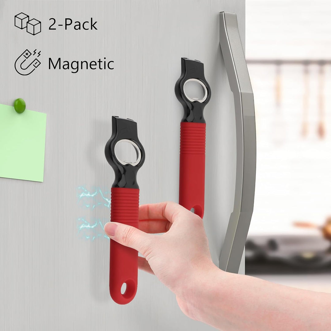 Magnetischer Bierflaschenöffner &amp; Limonadendosenöffner, 2-in-1-Flaschenöffner und Dosenöffner für Ba