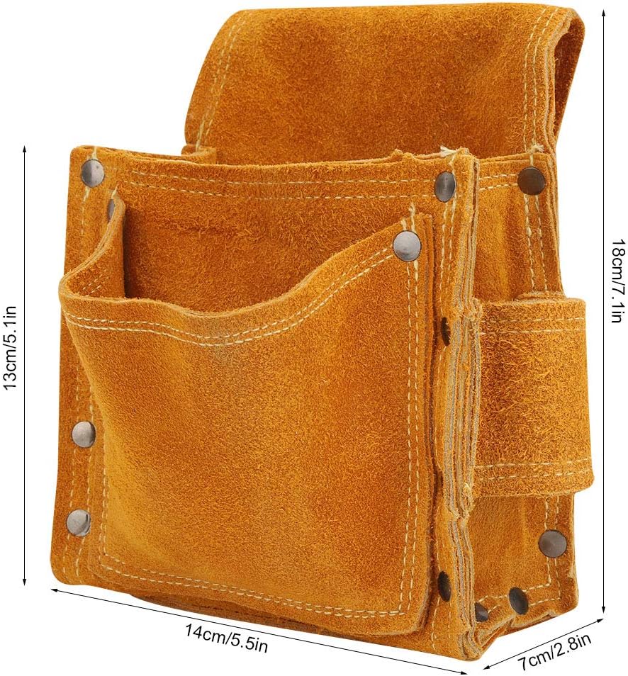 Annadue Werkzeuggürteltasche, Werkzeugtasche für die Holzbearbeitung, Dicke, verschleissfeste Nagelt