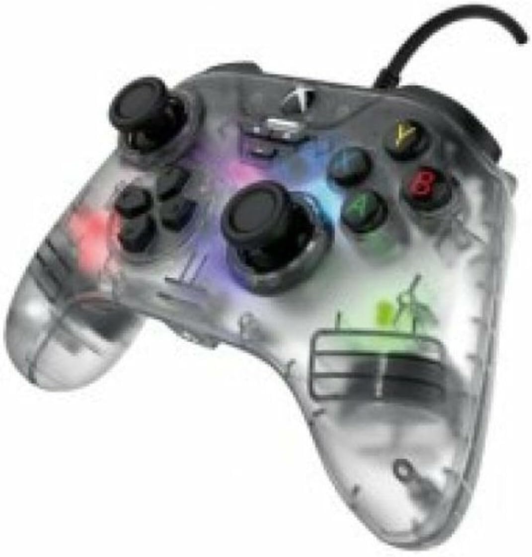 Snakebyte GAMEPAD RGB X - transparent - Offiziell lizensierter, kabelgebundener Xbox & PC Controller