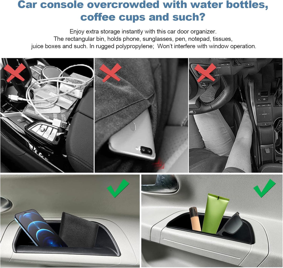 CDEFG Kompatibel mit VW Up E UP! Seat MII Skoda Citigo 2013-2022 2023 Auto Aufbewahrungsbox Autotür