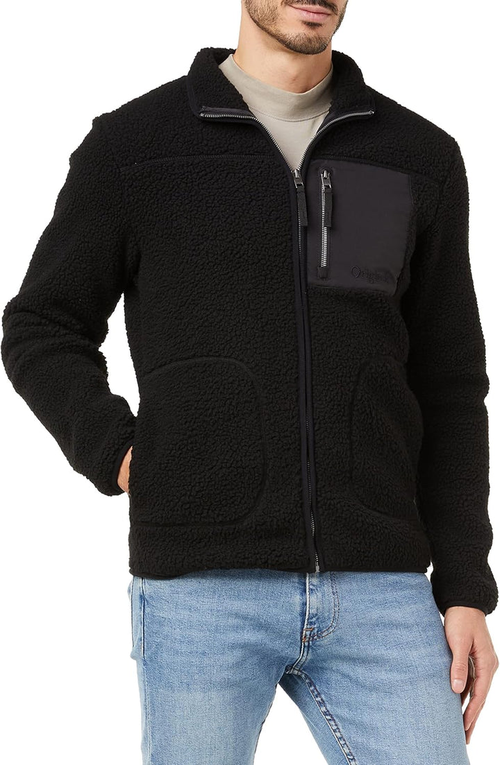 JACK & JONES Herren Jorpark Teddy Jacket Sn Jacke, M Schwarz