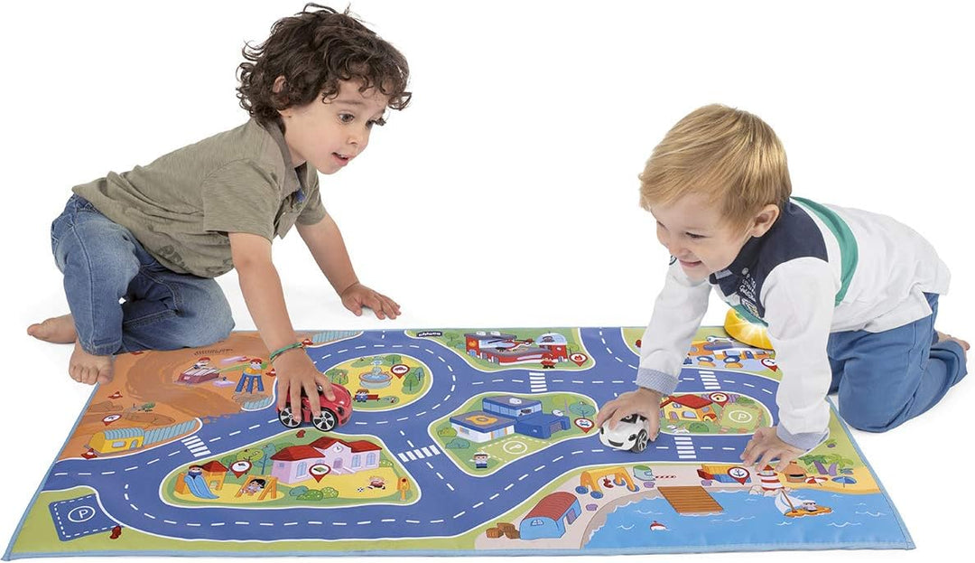 Chicco Elektronische City Spielmatte,Spielzeug für Kinder, Mehrfarbig, City Spielmatte