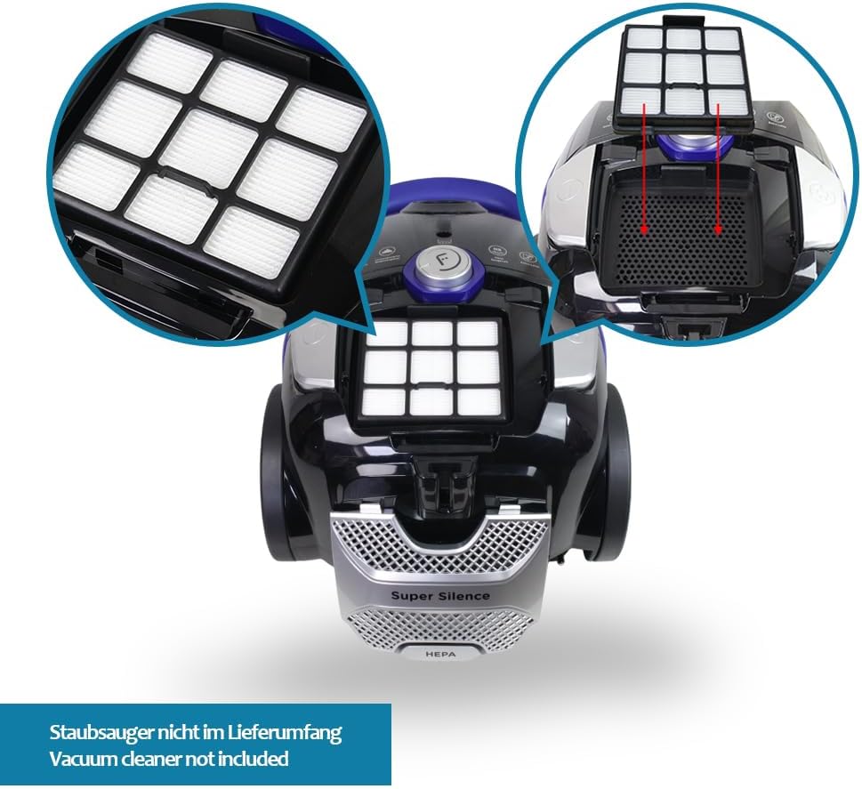 MisterVac | 20 x SG Staubsaugerbeutel + Filter kompatibel mit Fakir TS 721 Blue Vac Power