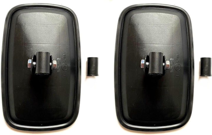 2x Aussenspiegel Rückspiegel 232x145 mm ø15 ø18 Bagger Traktor E20 mit Spiegelhalter