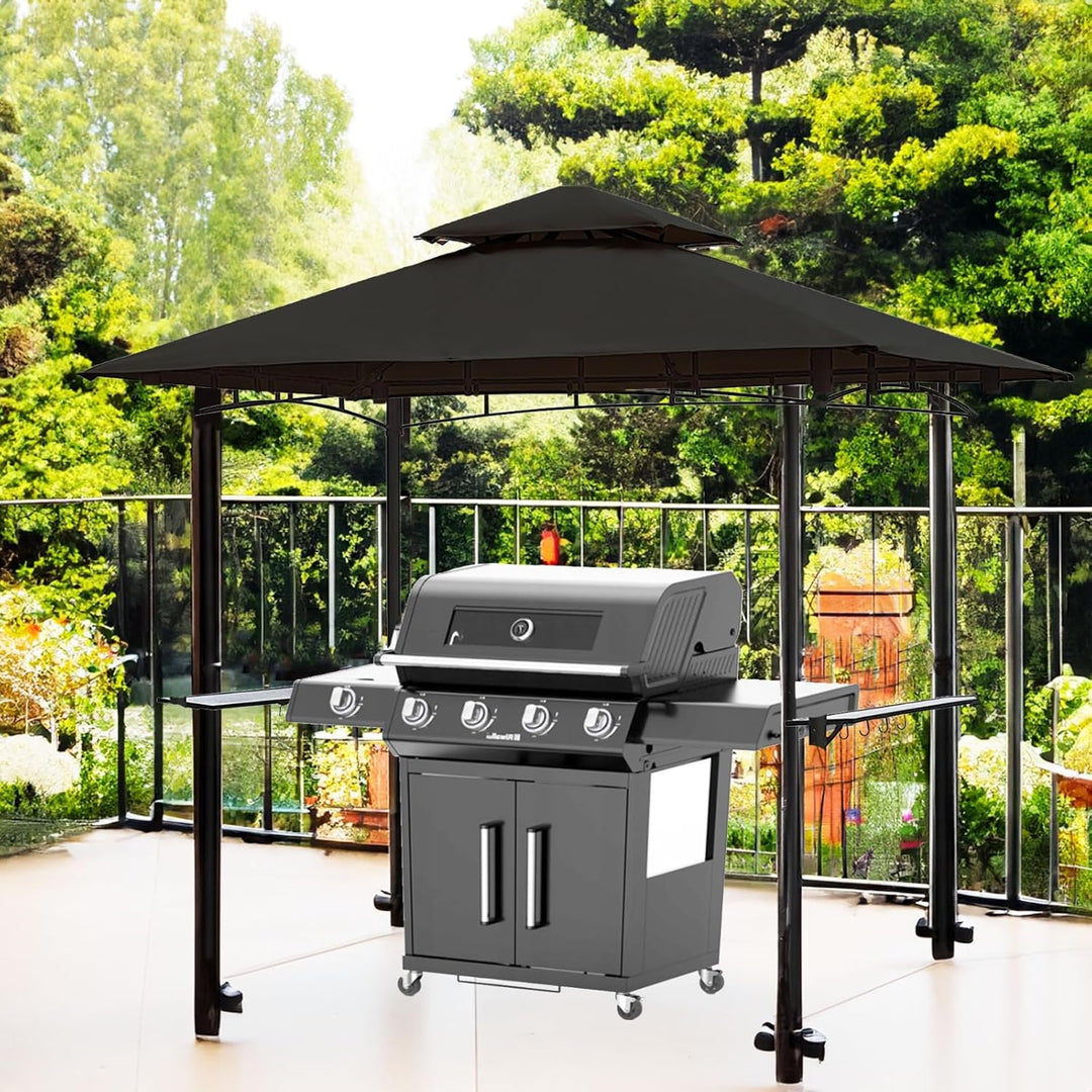 freigarten.de Ersatzdach für Pavillon Grill 2.4[m] x 1.5[m] Meter Sand Antik Pavillon Wasserdicht Ma