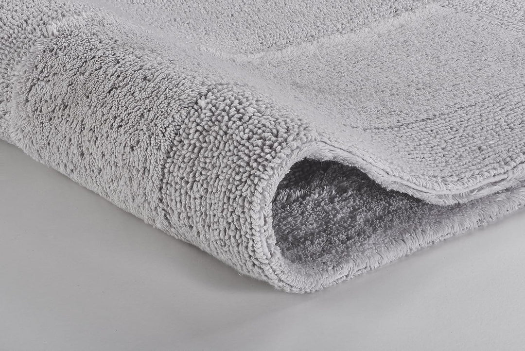 Kleine Wolke 5418146225 Badteppich Havanna, 70 x 120 cm, silbergrau 70x120 cm Grau, 70x120 cm Grau