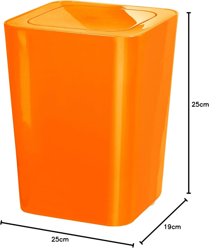 Kleine Wolke 5817488858 2 x Kosmetikeimer James, 5 L, orange, Orange
