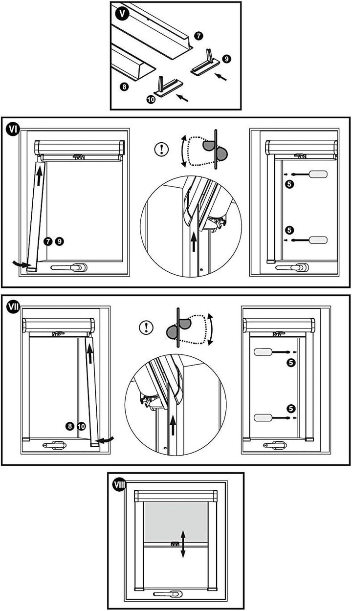 KSHANDEL24 Dachfensterrollo Thermo verdunkelnd für Velux Fakro Fenster Dachrollo - 15 Grössen - 6 Fa