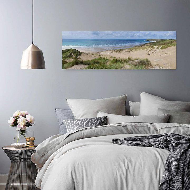Feeby Bilder Strand Meer Wasser 150x60 cm Wohnzimmer Schlafzimmer Büro Flur Küche Wandbilder Modern