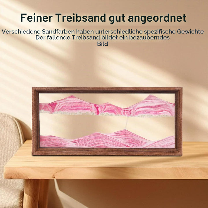 AzureLeap Sandbilder zum Drehen 3D Sandscape die Sandkunst in Tiefsee Fliessende Sandmalerei Sandbil
