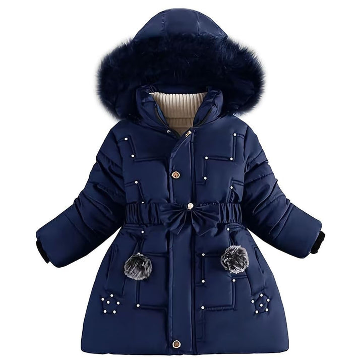 linboo Wintermantel Mädchen Winterjacke Kinder Warm Fleece Mäntel Verdickte Baumwolle Gefütterte Jac
