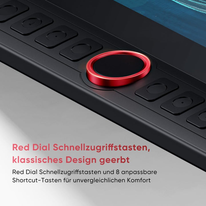 XPPen Artist 15.6 Pro V2 Grafiktablett mit Display, 15,4 Zoll Grafikdisplay mit 16K Druckstufen Stif