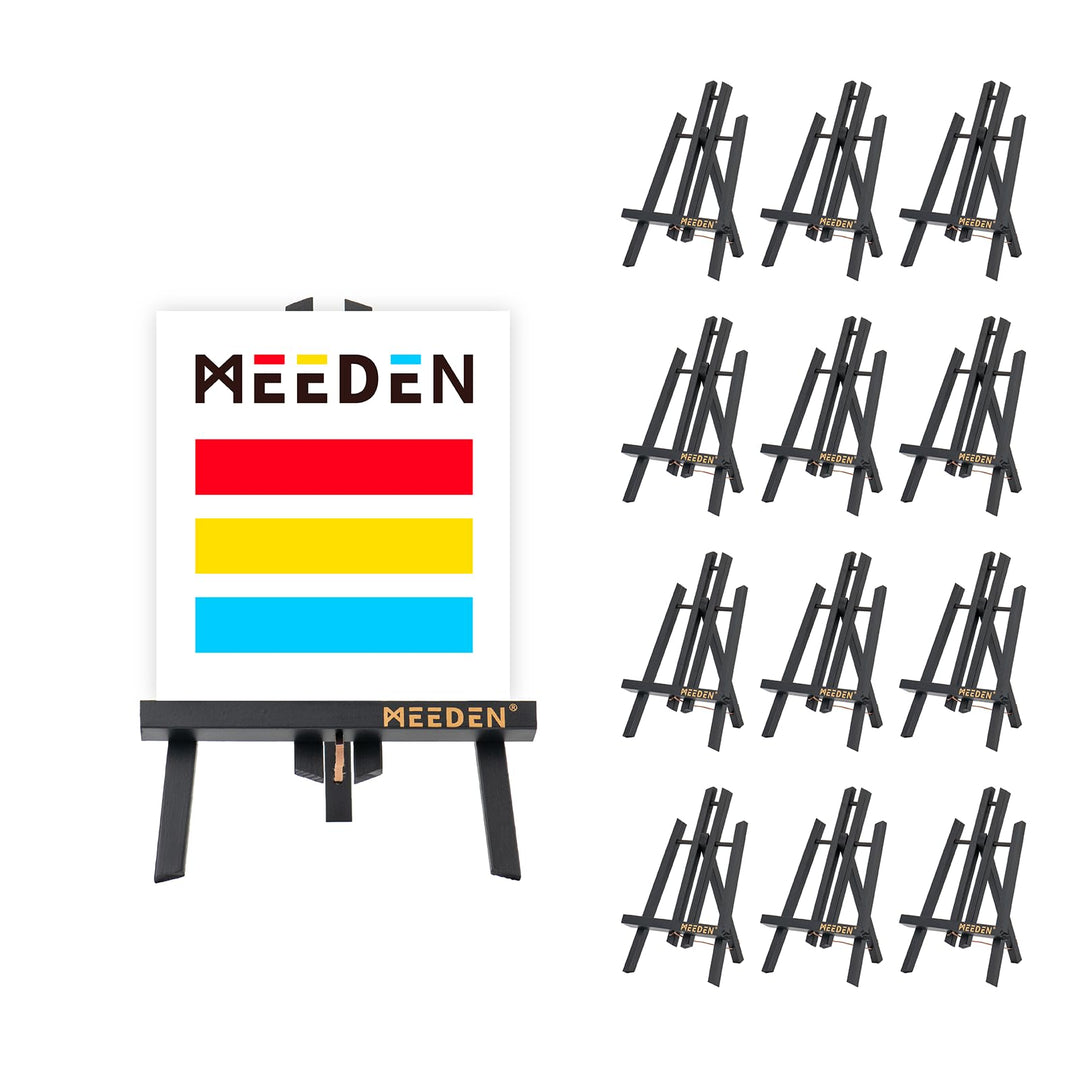MEEDEN Mini-Tischstaffelei-Staffelei-Staffelei-Staffelei-Ständer, 30,5 cm x 12 Stück, aus Kiefernhol