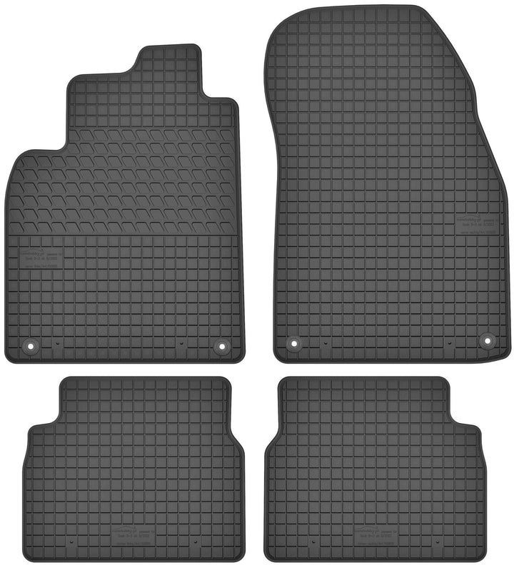 Gummimatten Gummi Fussmatten Satz für Saab 9-3 II (2002-2011) - Passgenau