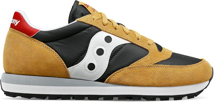 SAUCONY Damen Jazz Original Sneaker 40 EU Beige Schwarz, 40 EU Beige Schwarz