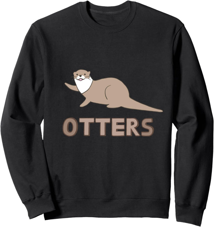 Otter " Hello! " - Otters Factory - cute picture Sweatshirt