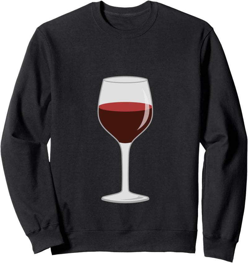 Glas Wein Sweatshirt