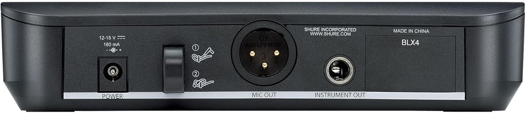 Shure BLX14/P31 UHF Wireless Mikrofonsystem - Perfekt für Redner, Künstler - 14 Stunden Batterielauf