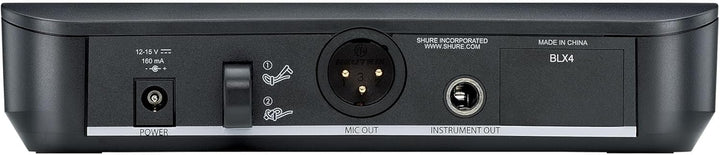 Shure BLX14/P31 UHF Wireless Mikrofonsystem - Perfekt für Redner, Künstler - 14 Stunden Batterielauf