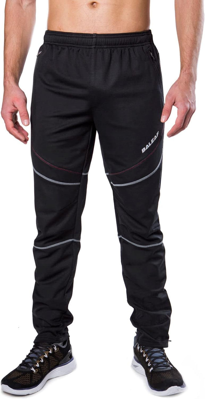 baleaf Herren Fahrradhose Thermo Fleece Radhose Wasserdicht Winddicht Softshellhose Warm Wanderhose