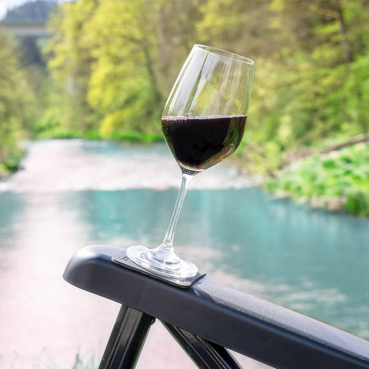 silwy® Magnetglas, feines Kristallglas mit perfekt integriertem Magnet und metallischen Nano-Unterse