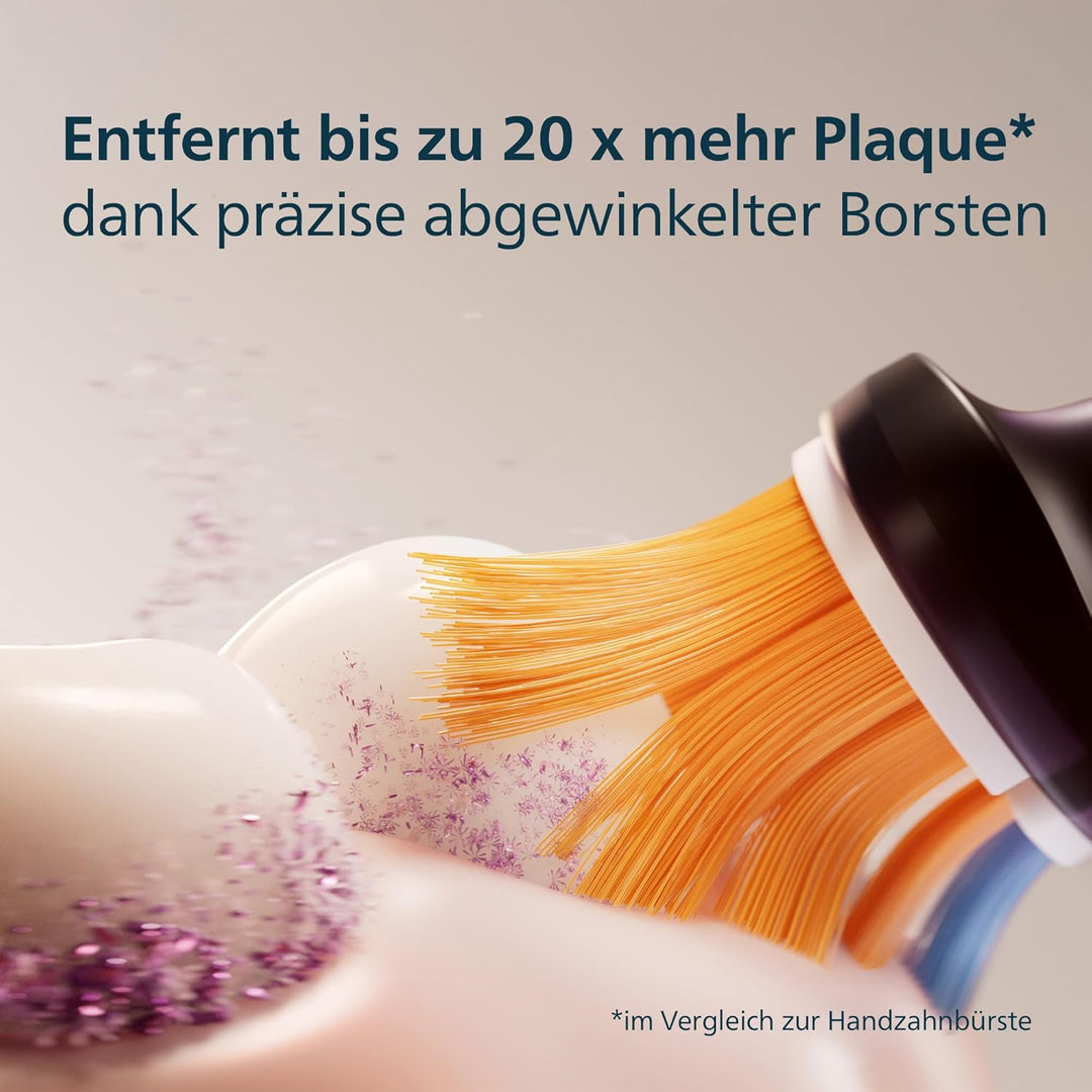 Philips Sonicare A3 Premium All-in-One, Original Ersatzbürstenköpfe, Schwarz, 4er-Pack, HX9094/88 Ne