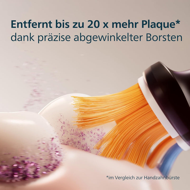 Philips Sonicare A3 Premium All-in-One, Original Ersatzbürstenköpfe, Schwarz, 4er-Pack, HX9094/88 Ne