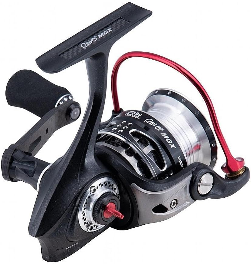 Abu Garcia Revo MGX Spinnrolle – 11 Kugellager, Carbon-Matrix-Bremse, Drop Shot Keeper – Zum Süsswas