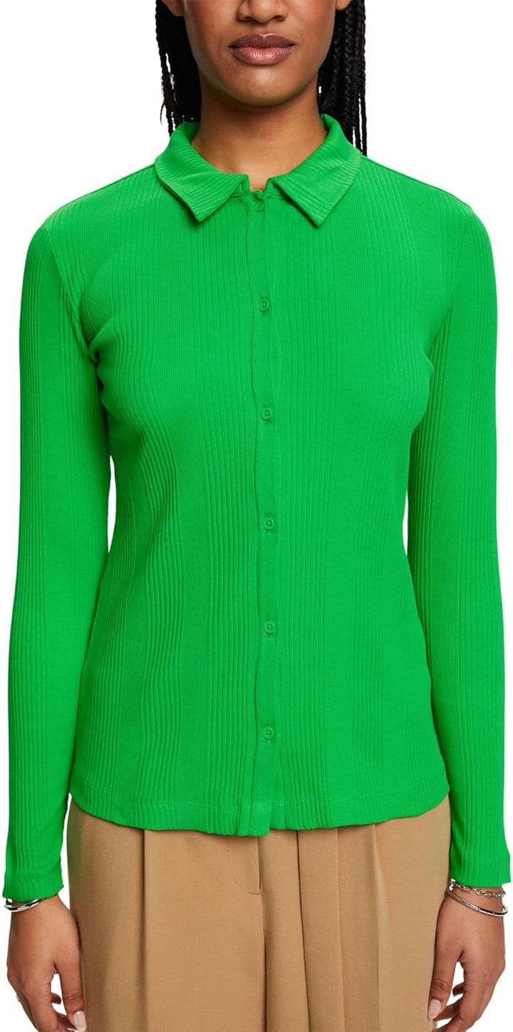 ESPRIT Damen 023ee1k310 T-Shirt XXS 310/Green, XXS 310/Green