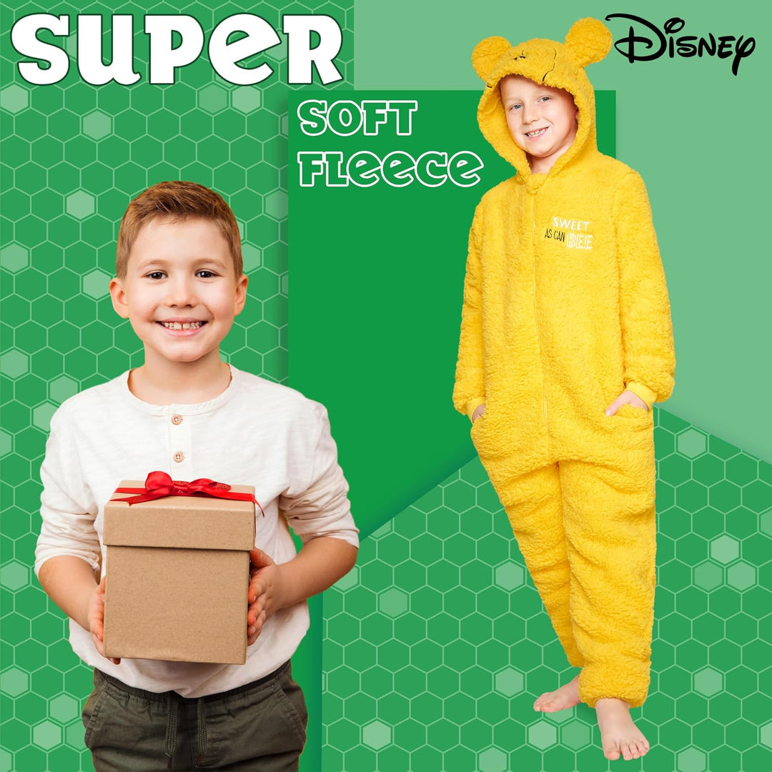 Disney Onesie für Mädchen, 4-15 Jahre - Stitch Jumpsuit - Kuschelanzug Einteiler für Mädchen 5-6 Jah
