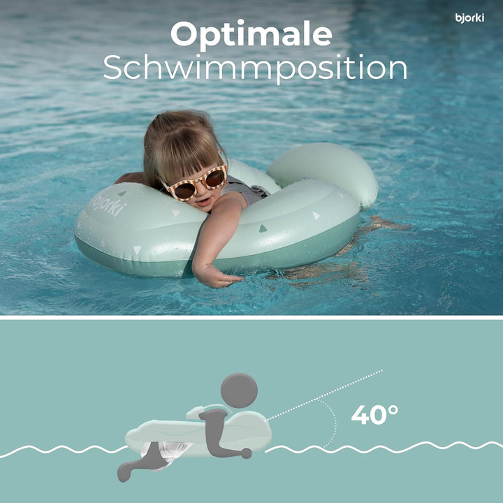 Schwimmring Baby – Stabil & sicher auf dem Wasser – Mitwachsender Schwimmreifen ab 6 Monate bis 3 Ja