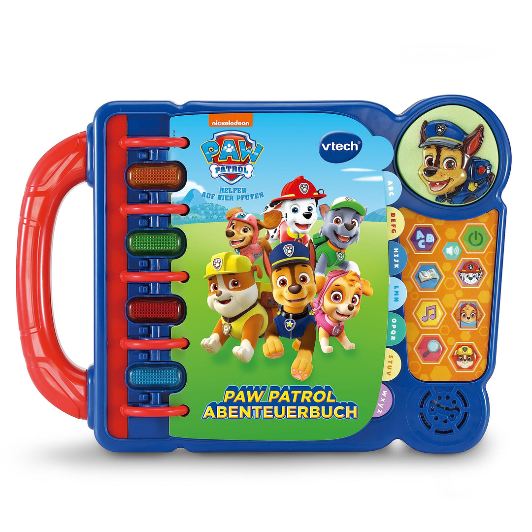 PAW Patrol Abenteuerbuch – Lernbuch mit Inhalten zu Buchstaben, Lesen, Wörtern und Rollenspielen – F