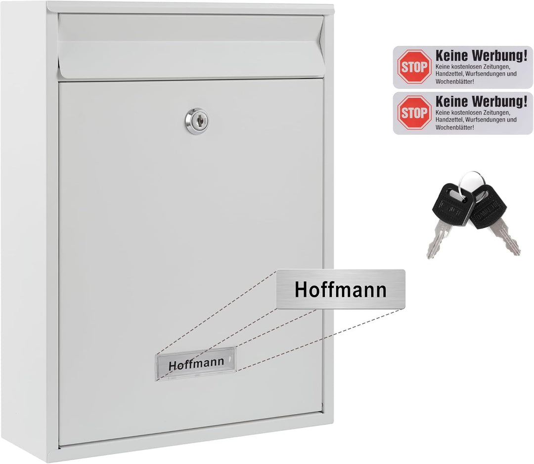 Zedelmaier Mehrfamilienhaus personalisiert 4er Briefkastensysteme DIN C4 Briefkastenanlage Briefkäst