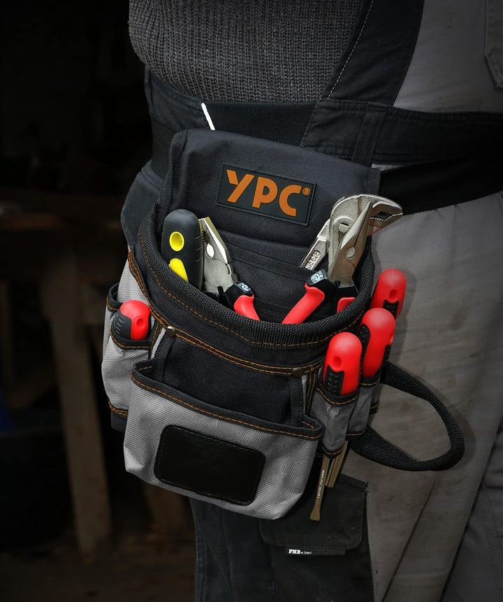 YPC Presto Werkzeug Gürteltasche XL – Werkzeuggürtel, Arbeitsgürtel, wasserfeste Werkzeugtasche mit