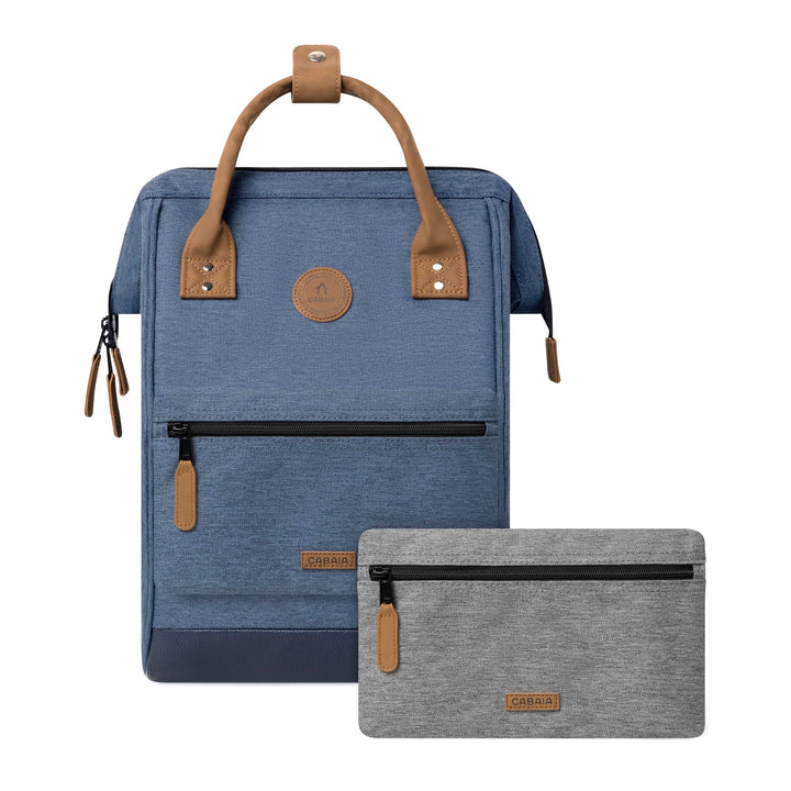 Cabaïa - Adventurer Rucksack Paris Medium 18L - Wasserabweisend - Laptopfach bis zu 13 Zoll - 2 Vord