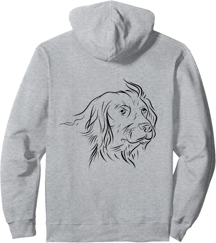 Jagdhund Hunde Zubehör Deko Jäger Kleidung Münsterländer Pullover Hoodie