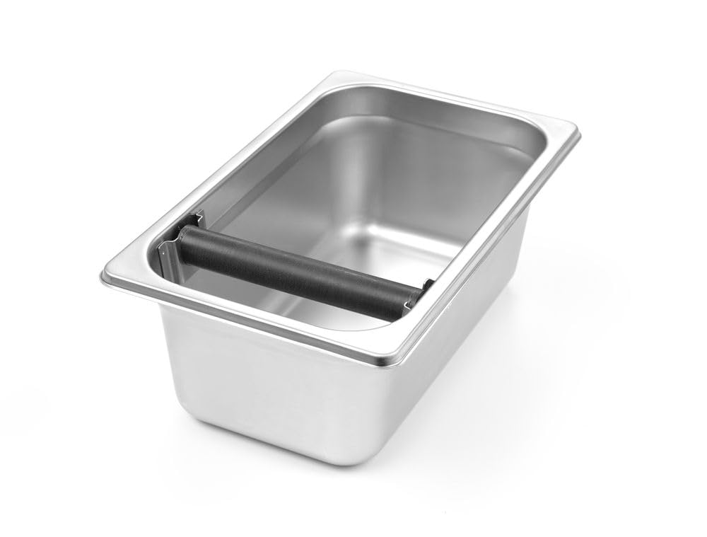 HENDI 208342 Abklopfbehälter Gastronorm, Abschlagbehälter, Abschlagkasten, entleeren des Kaffeesatz,
